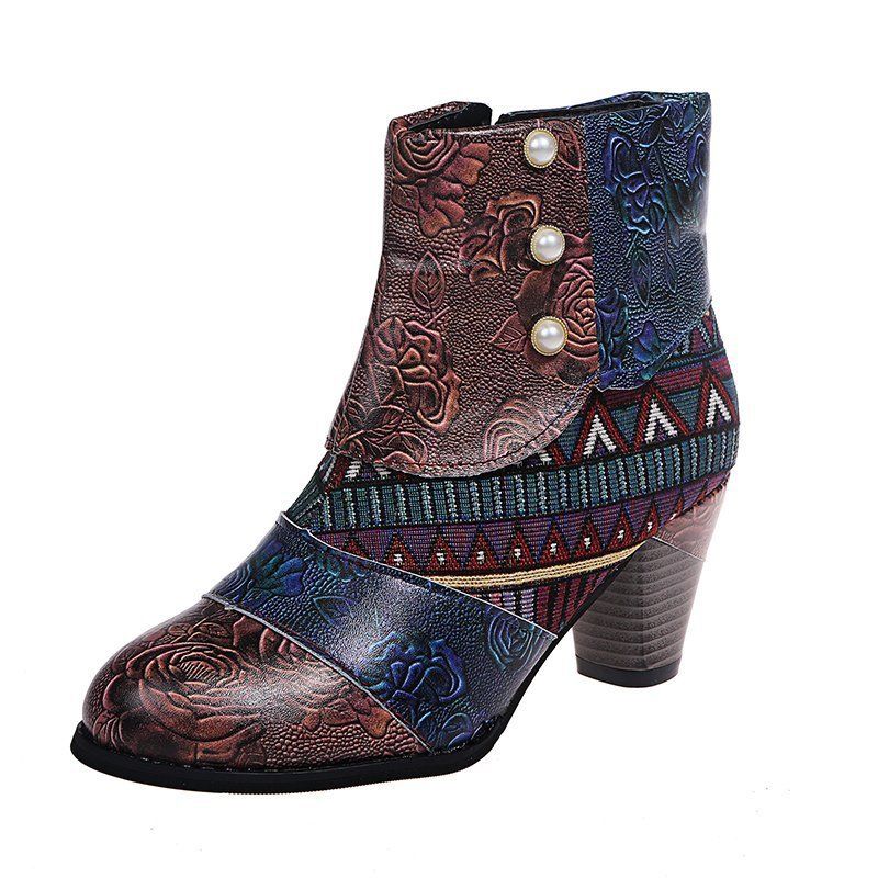 TIOZONEY - Botin De Mujer Moda