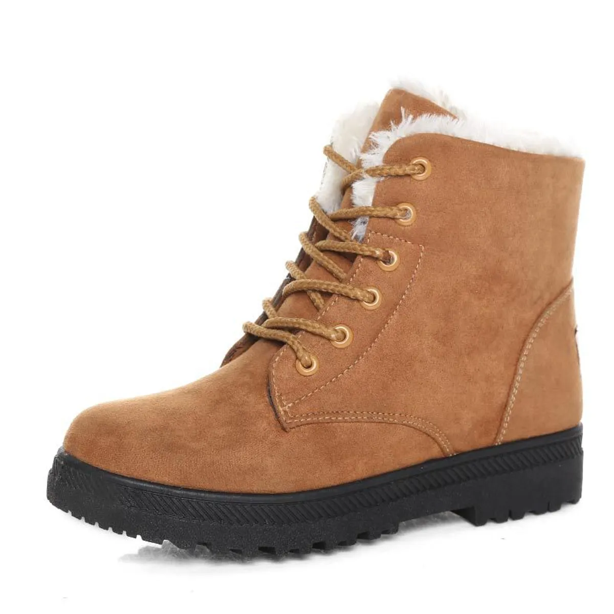 TIOZONEY - Botas altas de chiporro para mujer