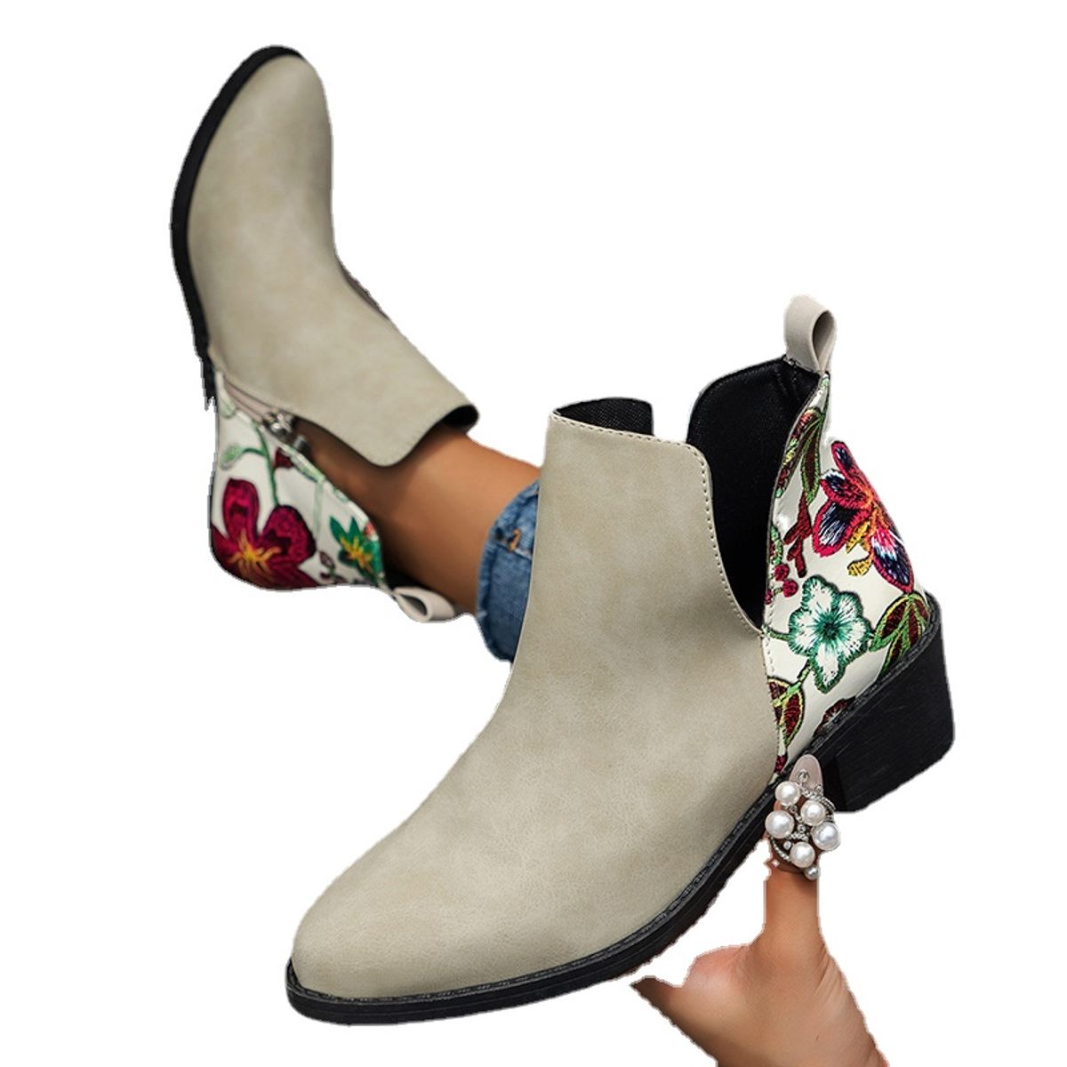 TIOZONEY - Botin De Mujer Moda
