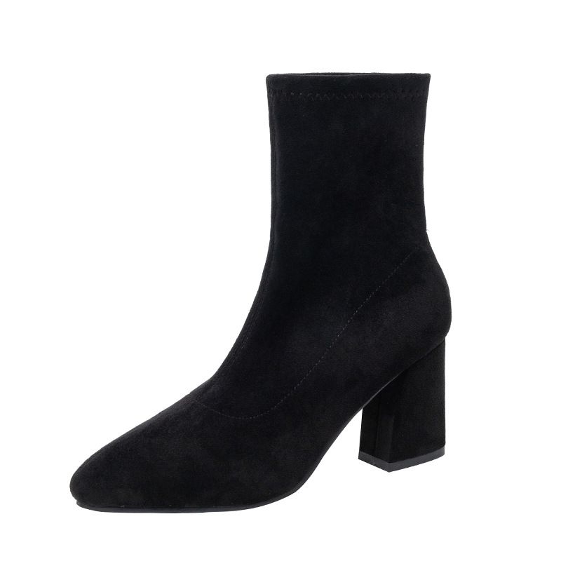 TIOZONEY - Botas Mujer  - Negro.