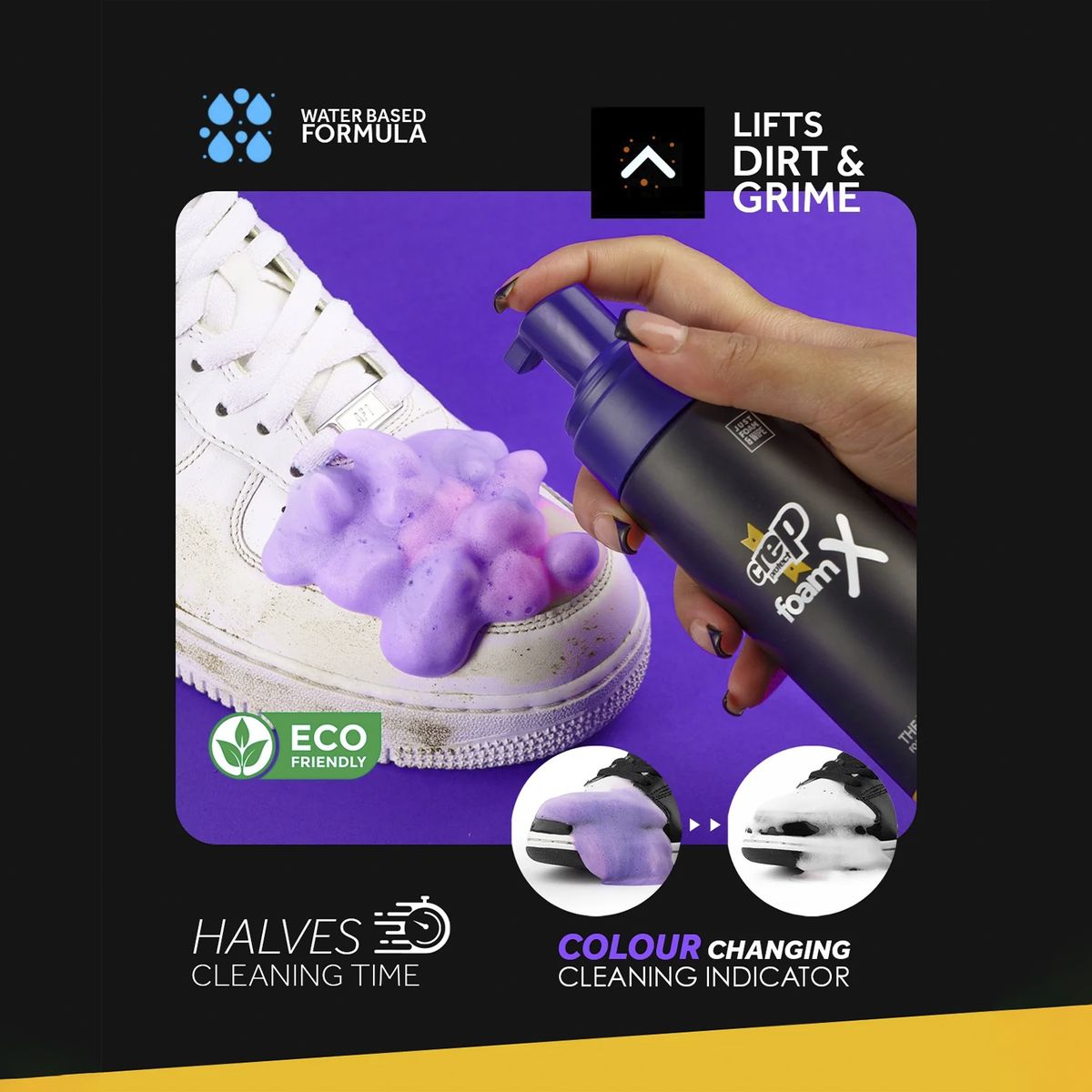 CREP PROTECT - CREP PROTECT- FOAM X CLEANER