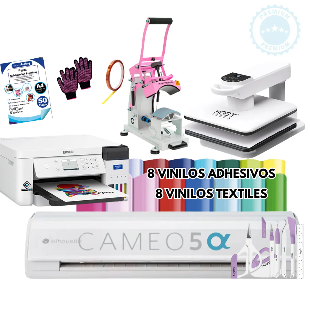 SILHOUETTE - Plotter de corte cameo 5 silhouette alpha full sublimación k6