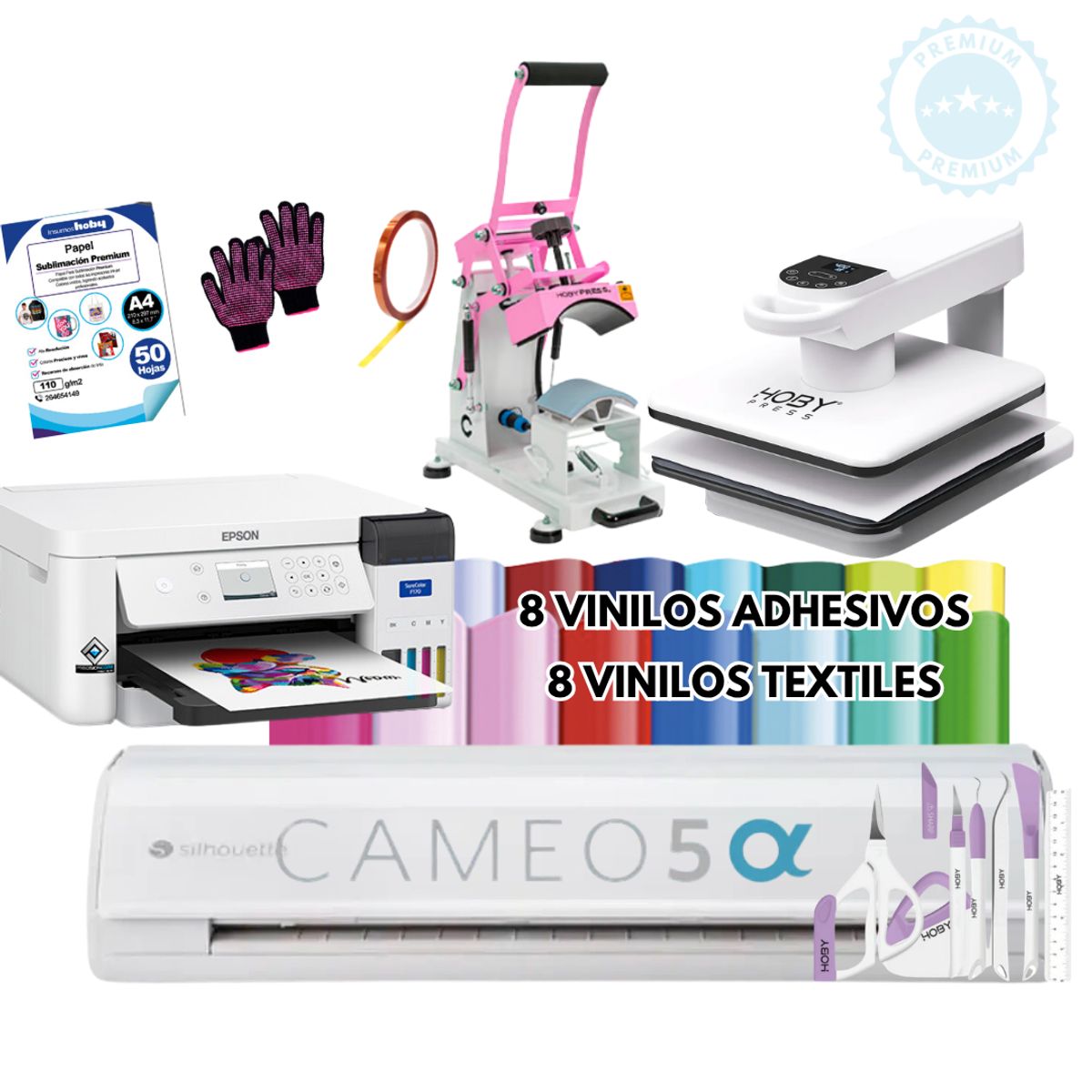 SILHOUETTE - Plotter de corte cameo 5 silhouette alpha full sublimación k6