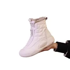 TIOZONEY - Botas de nieve largas de chiporro para mujer.