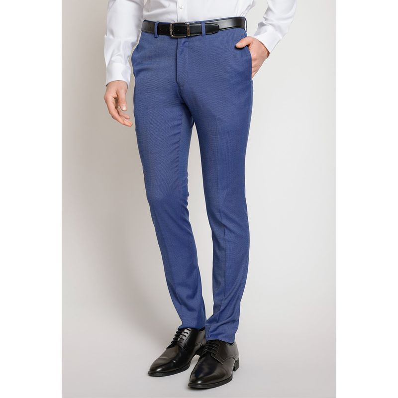 PERRY ELLIS - Pantalón Hombre Traje Suit Separate Washable Azul Claro