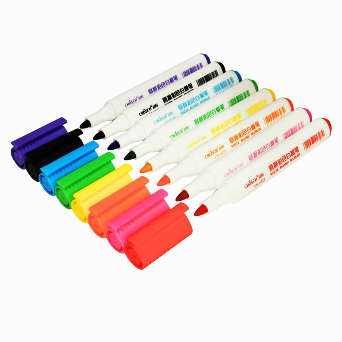 GENERICO - Set De 8 Plumones Para Pizarra Blanca Acrílica