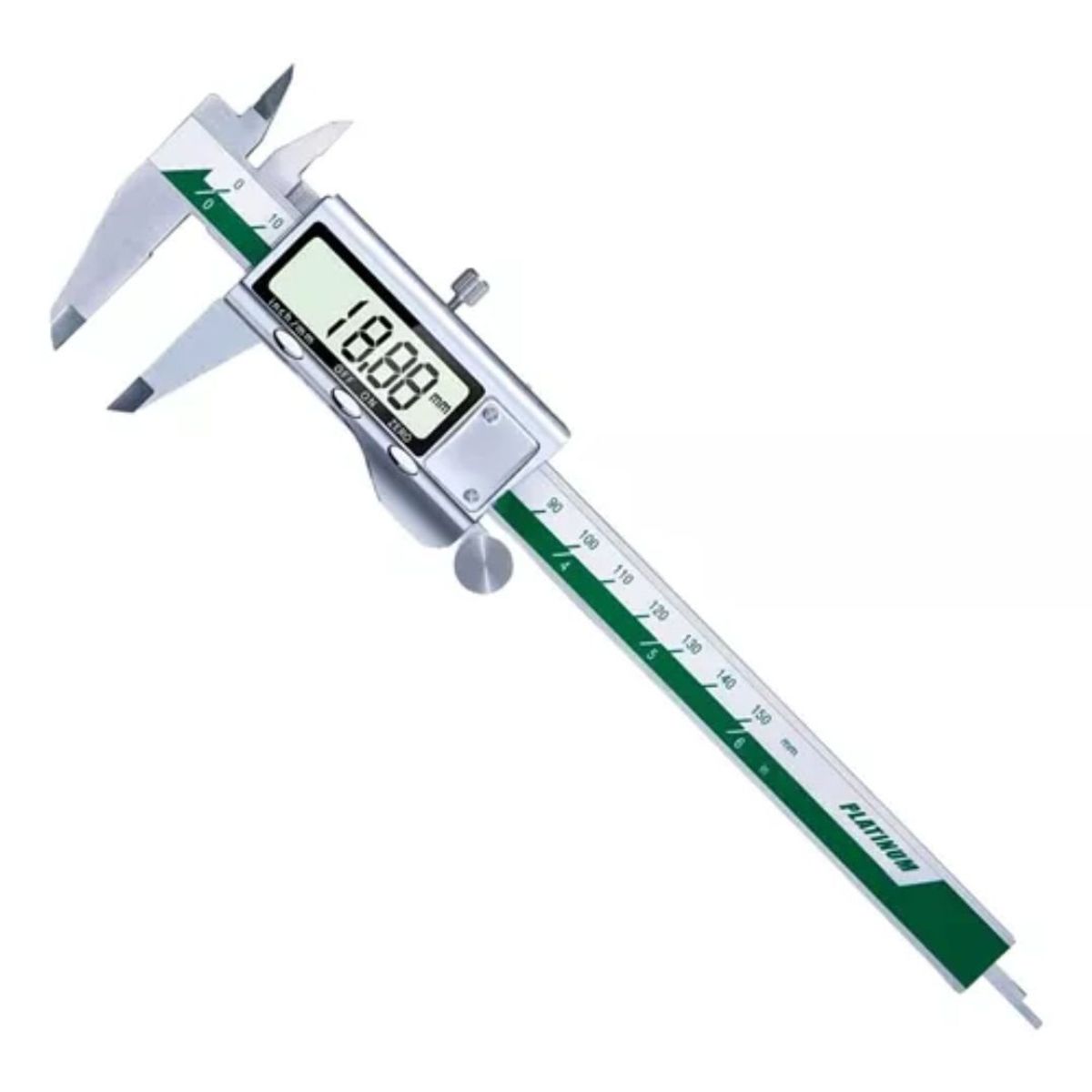 GENERICO - Pie De Metro Vernier Digital Metalico 150mm Medidor Platinum