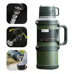 GENERICO - Termo Botella Infusor AceroInoxidable 1,3 LT Termico Camping