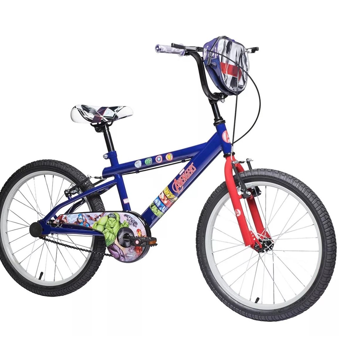 LAHSEN - Bicicleta Lahsen Infantil Avengers Aro 20 Urbana Azul