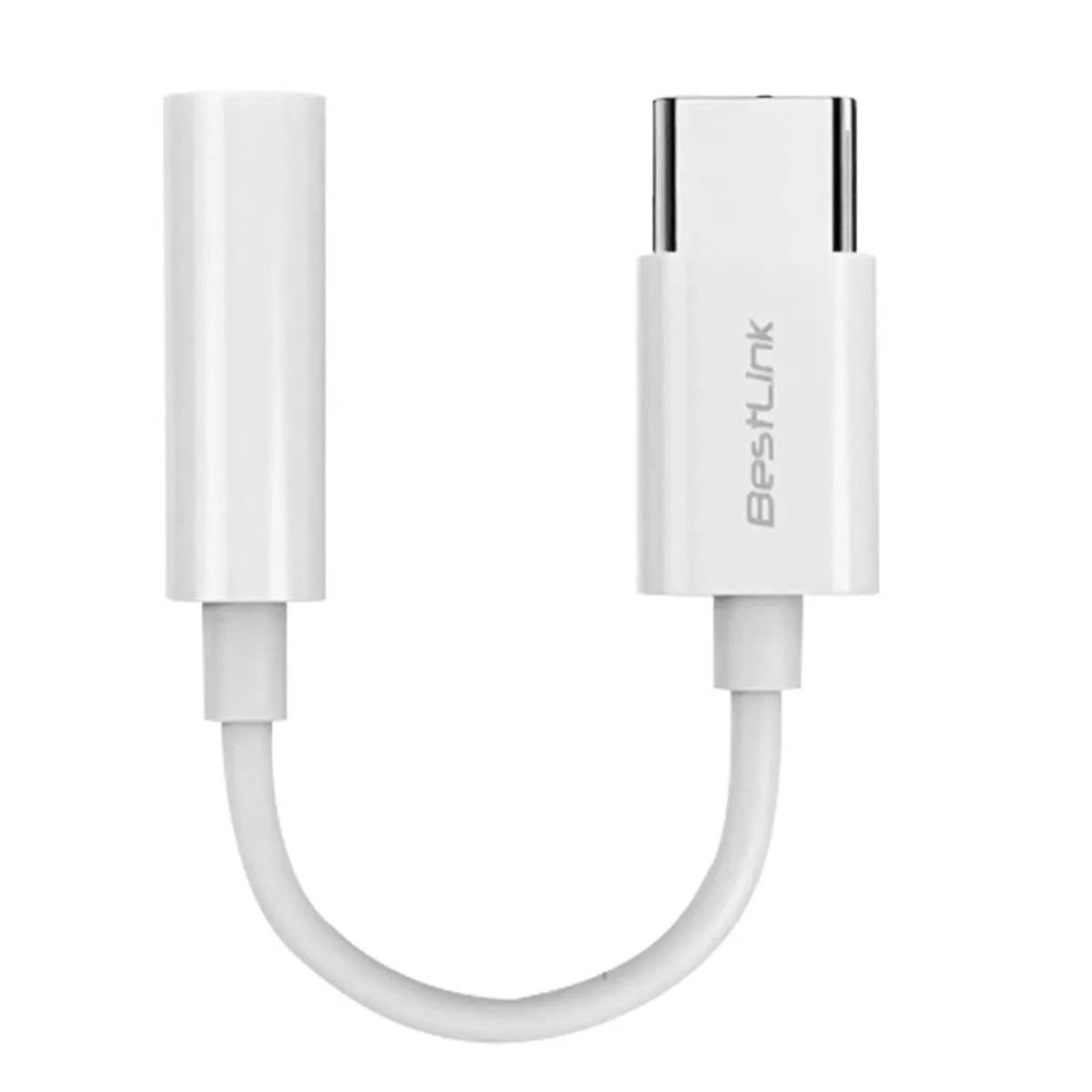 BESTLINK - ADAPTADOR USB-C A 3.5 JACK, PARA AUDIFONOS. CON CHIP