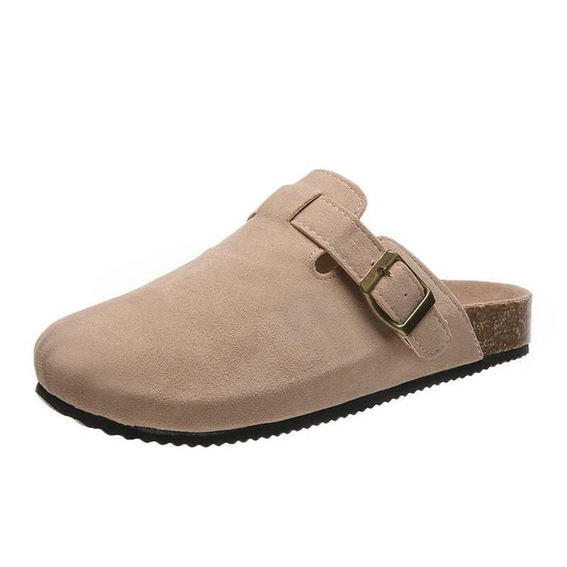 TIOZONEY - Sandalia Mujer -Beige