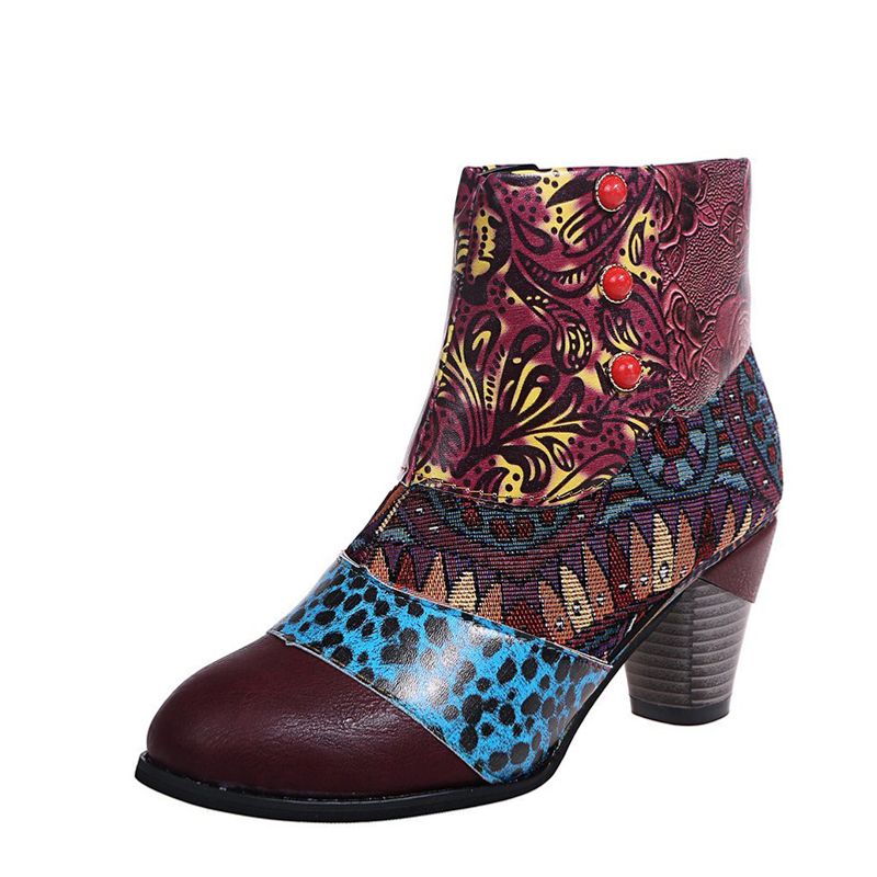 TIOZONEY - Botin De Mujer Moda