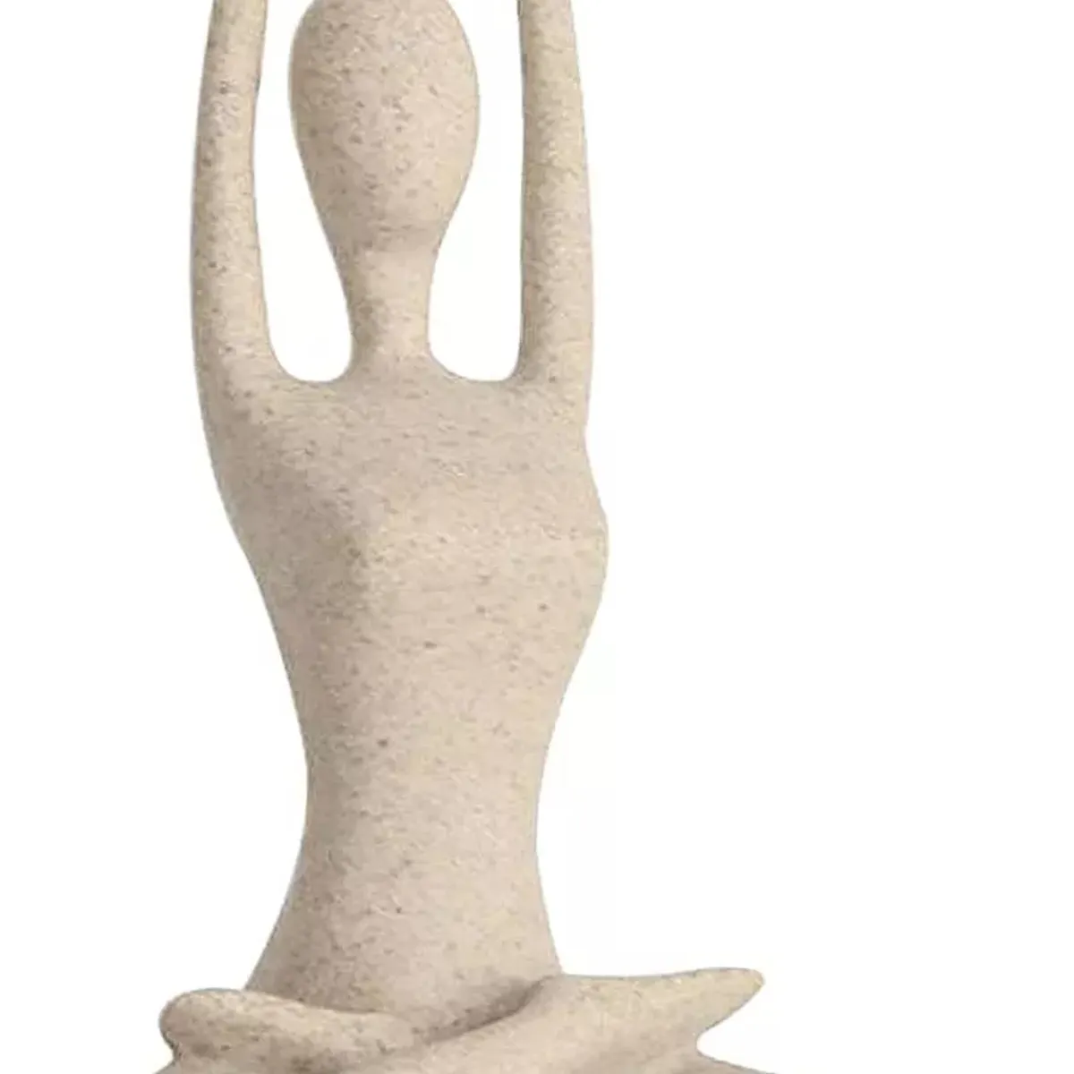 GENERICO - Estatua Postura Yoga y Meditación Loto 2 Decoración de Resina