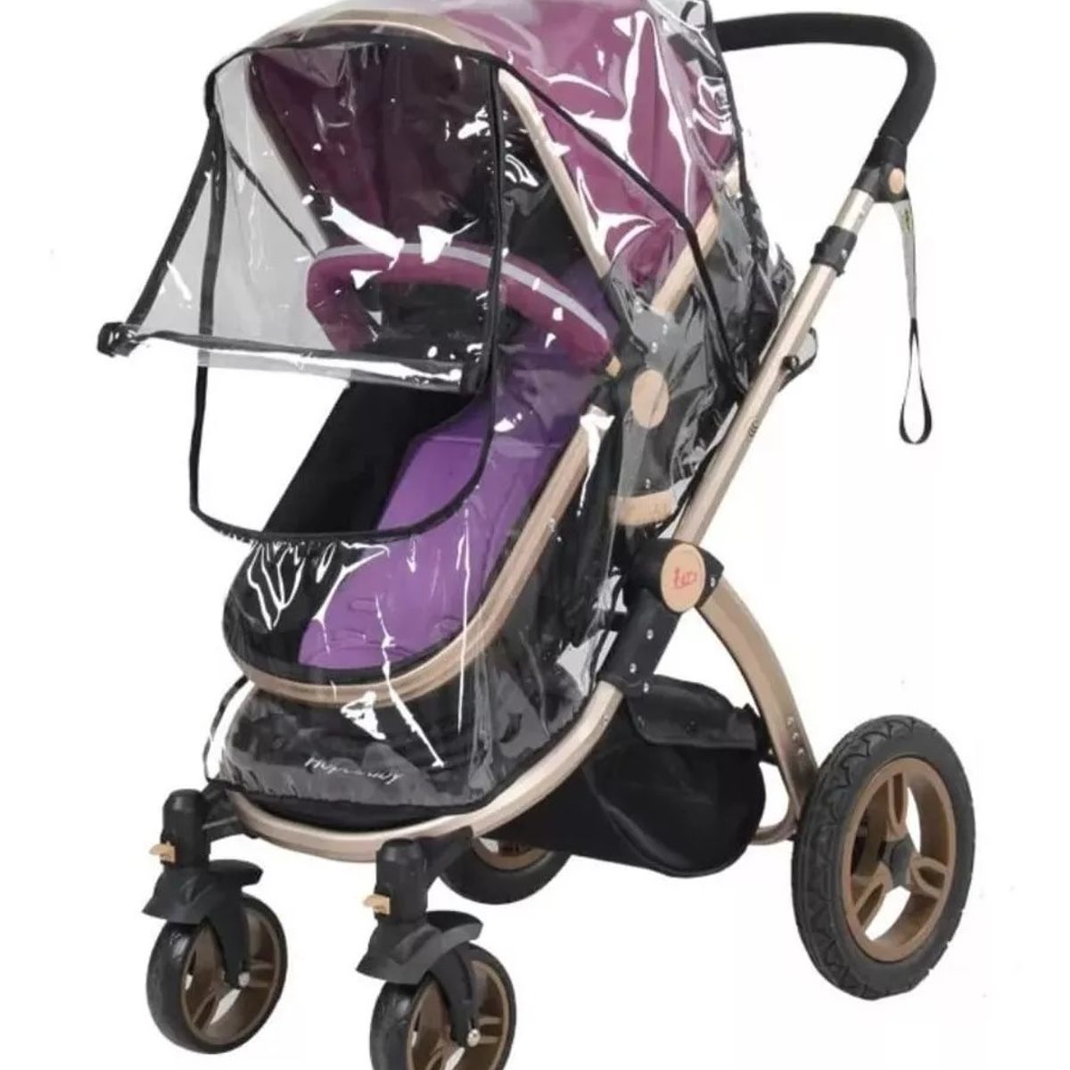 GENERICO - Cubre Coche Transparente Con Cierre Frontal