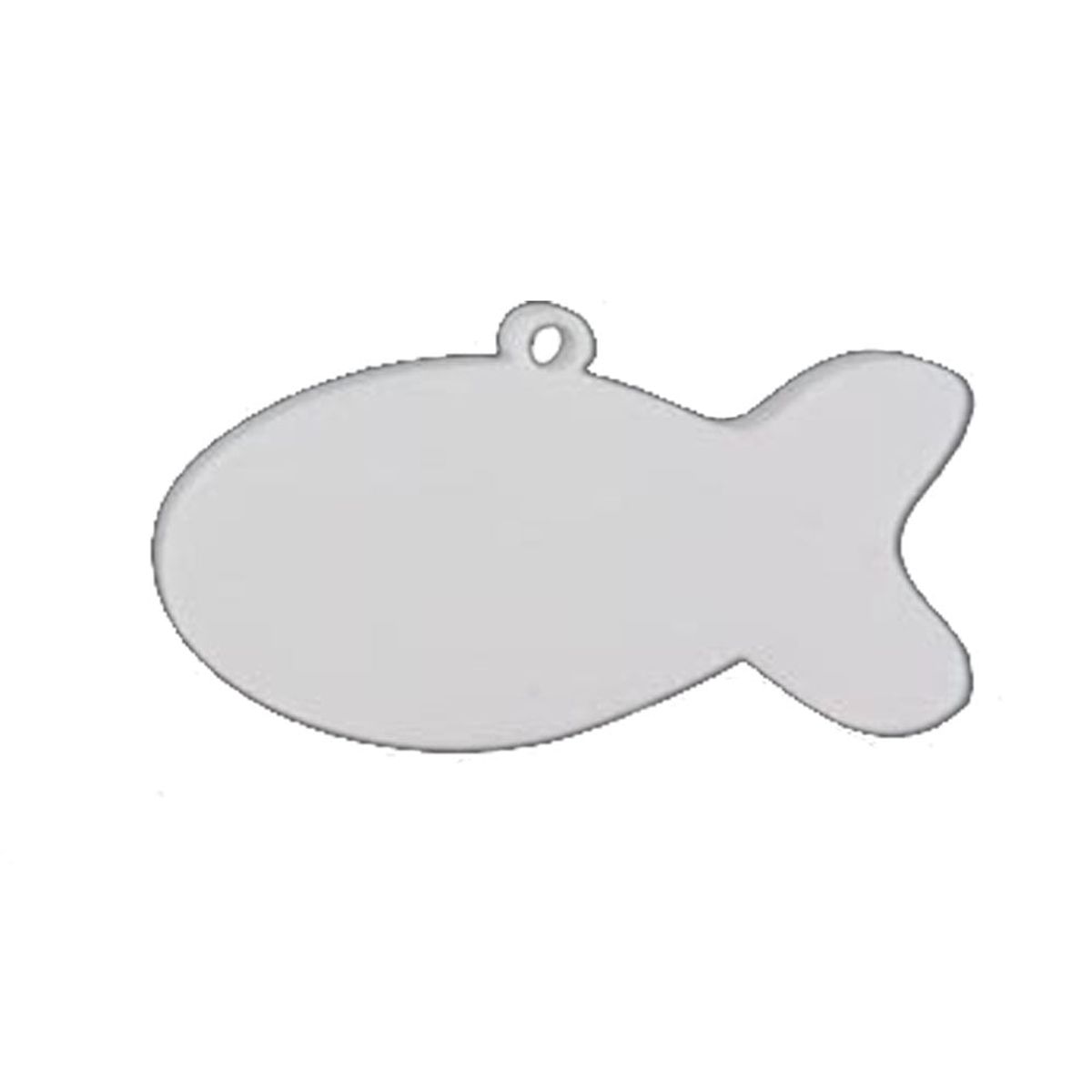 CREA PRINT - Placa Sublimable Para Identificar Mascota 10 Unidades pez