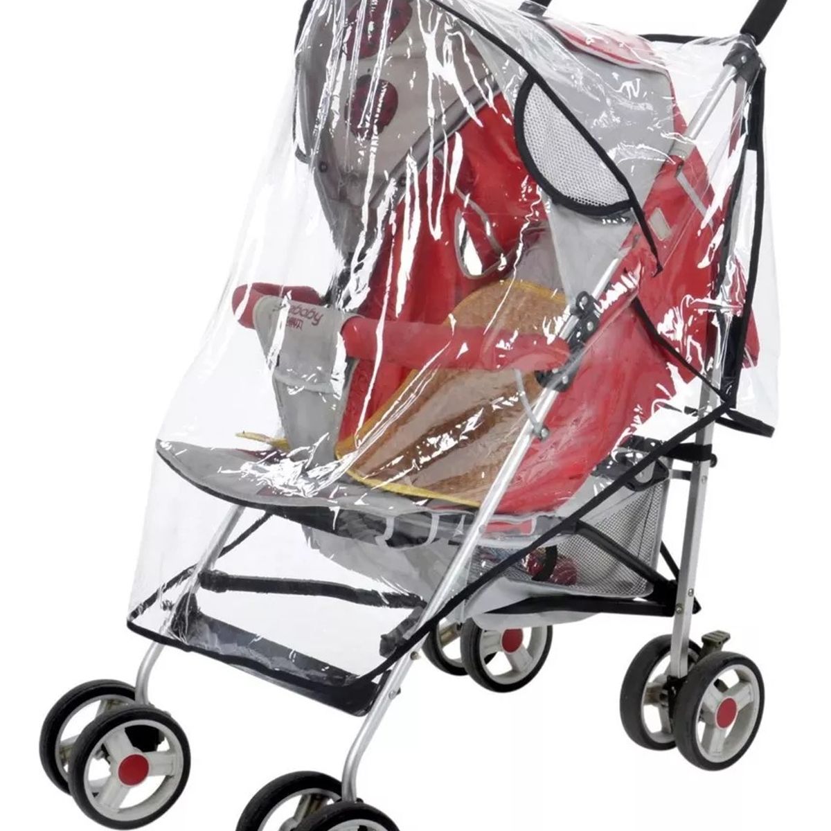 GENERICO - Cobertor Funda Cubre Coche Bebe Transparente Universal