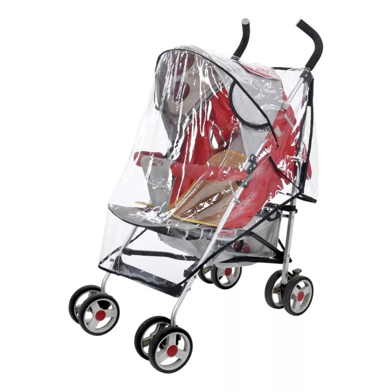 GENERICO - Cobertor Funda Cubre Coche Bebe Transparente Universal