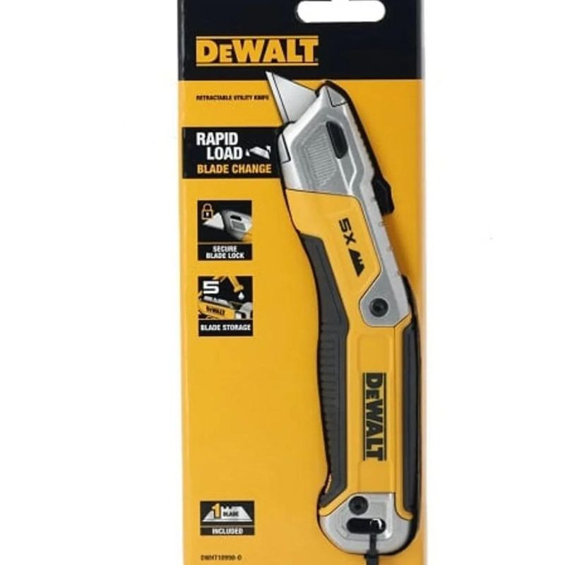 DEWALT - Cuchillo de Cuerpo Fijo y Hoja Retractil Dewalt DWHT10998