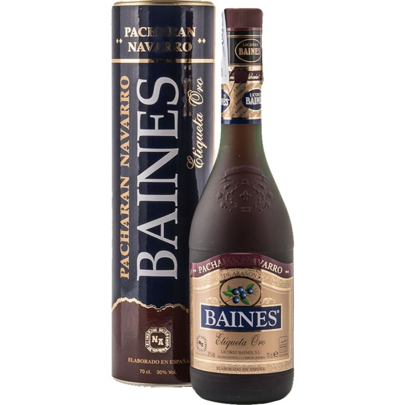 Pacharan - Licor Pacharán Navarro Baines Etiqueta Oro