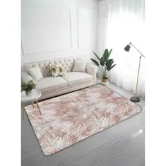 GENERICO - ALFOMBRAS PELO LARGO TIPO PELUCHE SUAVES PARA DECORACION DE HOGAR