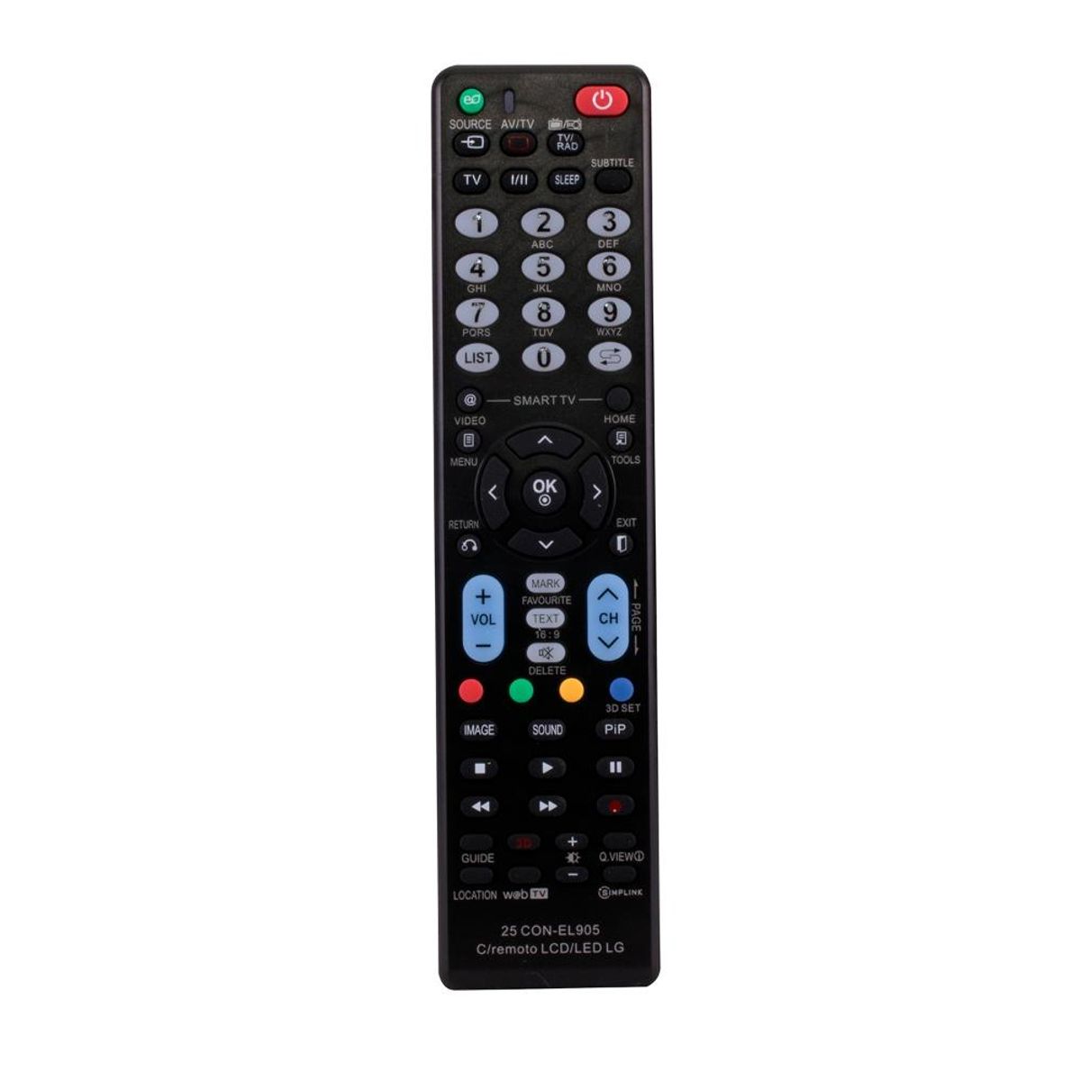 SONY - CONTROL REMOTO COMPATIBLE LCD/LED LG FJ