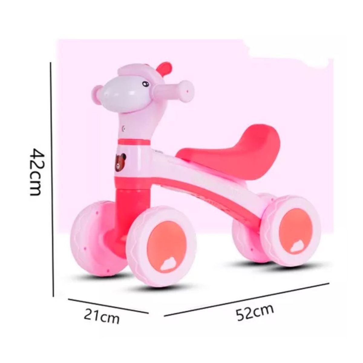 IPLAY - Correpasillo Andador Caminadora Equilibrio 4 Ruedas Infantil