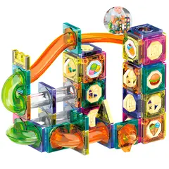 GENERICO - Juego Bloques Magnético Construcción Didáctico Niños 94 Pcs