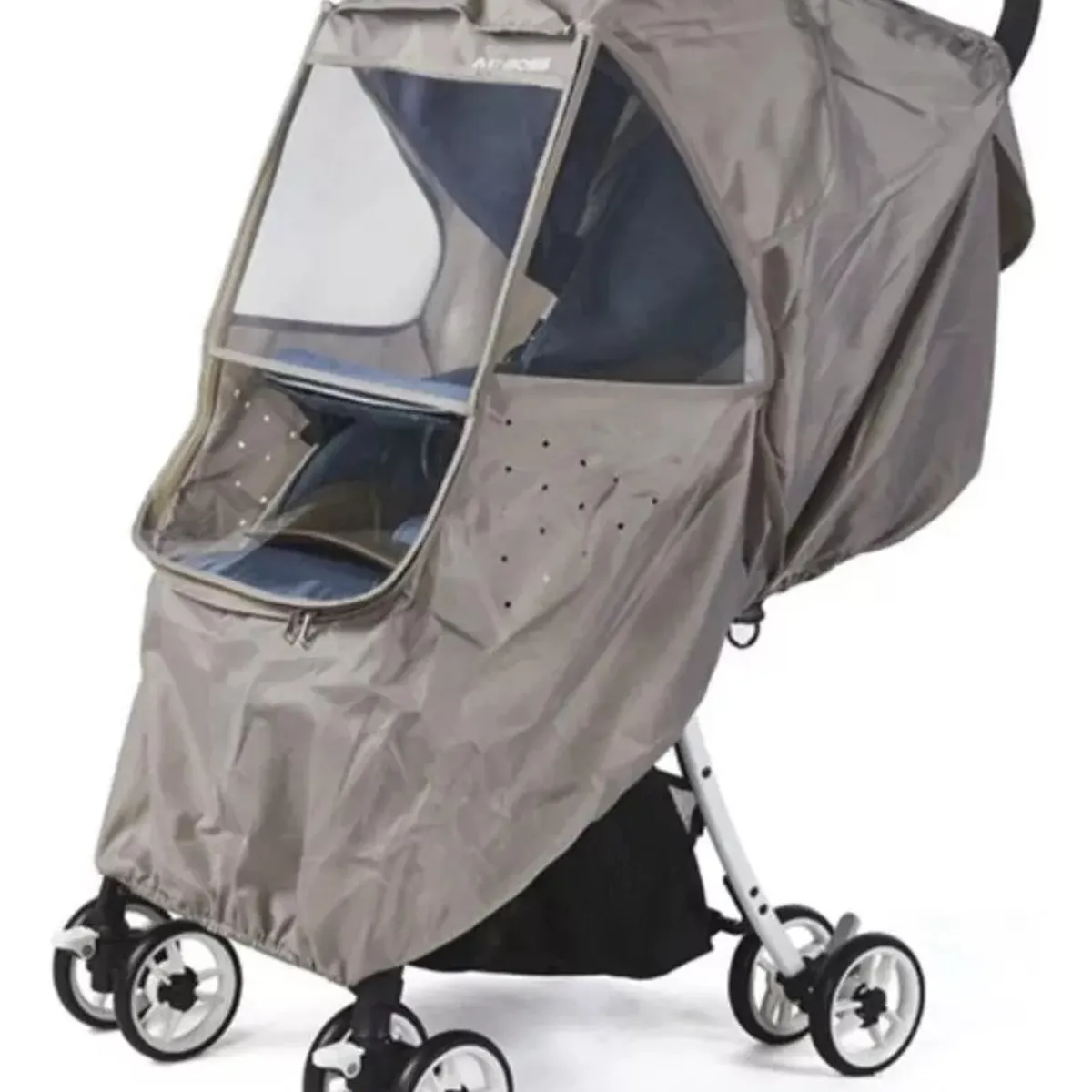 GENERICO - Cubre Coche Bebé Impermeable Protector De Lluvia Universal