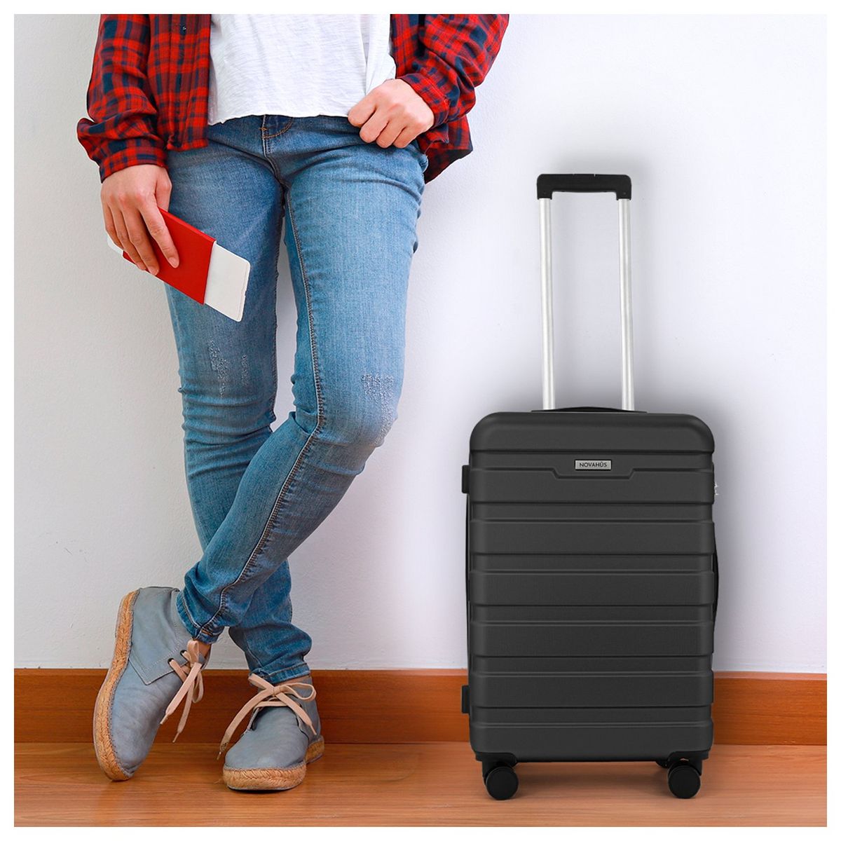 INSPIRACCI - Maleta Rígida Danubio S 10 kg Cabina Negra