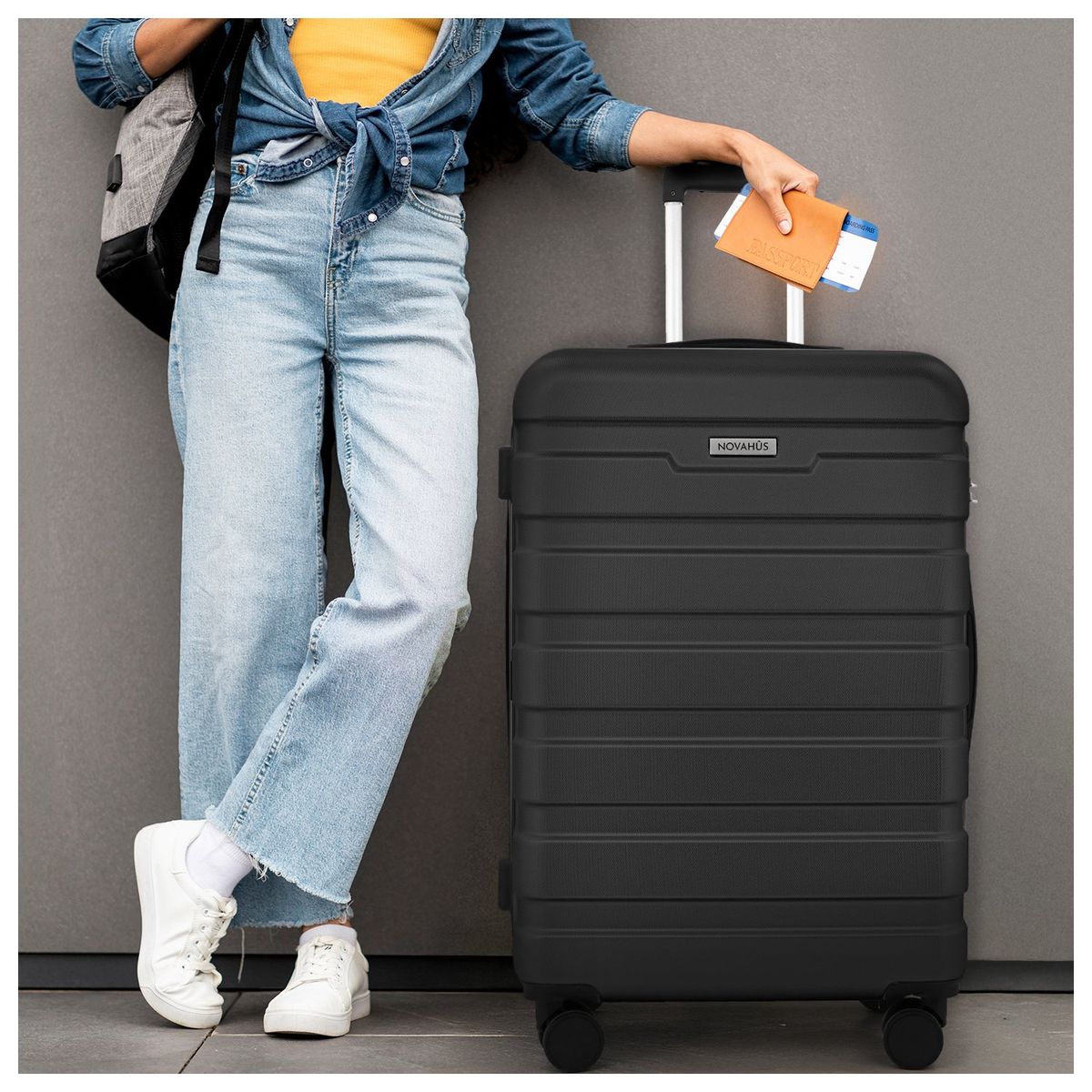 INSPIRACCI - Maleta Rígida Danubio L 23 kg Negra