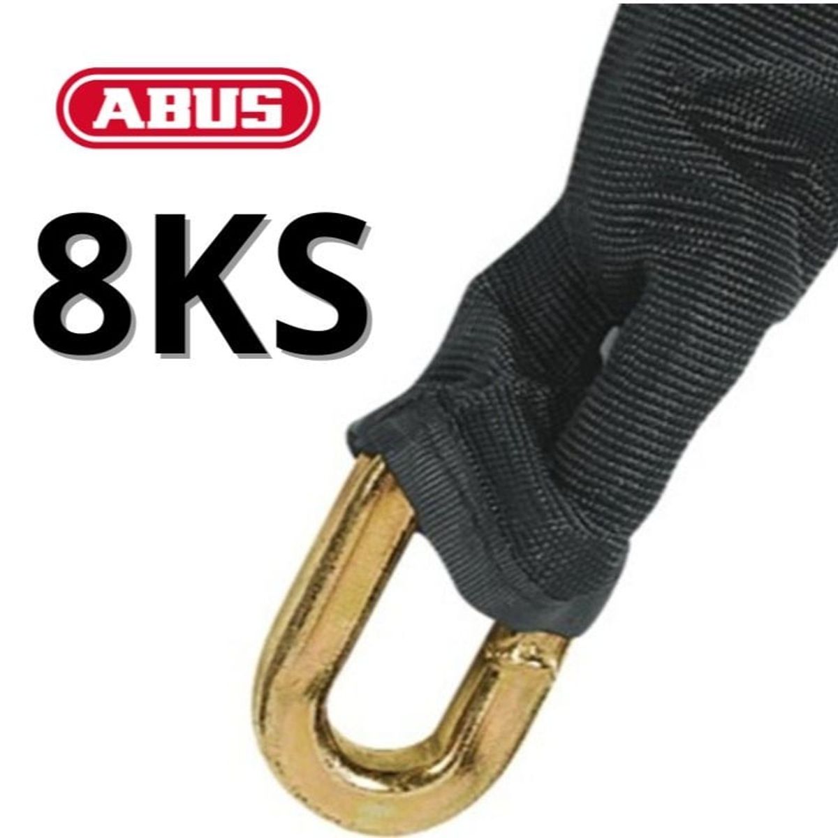 ABUS - Cadena Acero Serie 8KS 110cm Endurecido Alta Seguridad