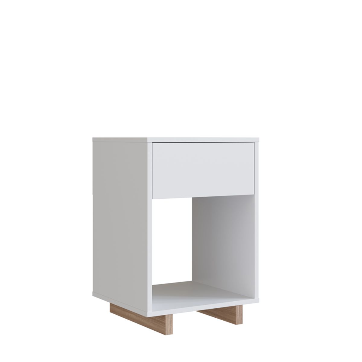 BE DESIGN - Velador 1 Cajon Blanco Moveli