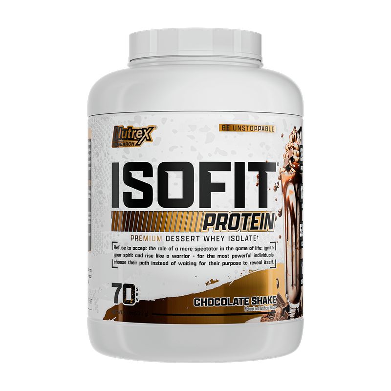 NUTREX RESEARCH - Isofit, Isolate Protein (5 Lb) - CHOCOLATE