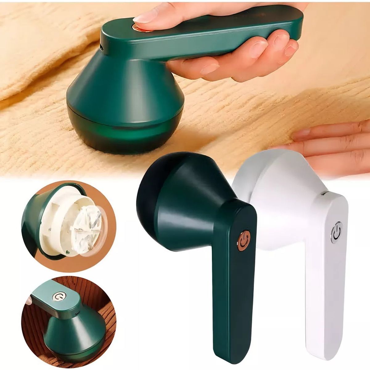 GENERICO - Quita Pelusa Saca Motas Electrico USB 220V