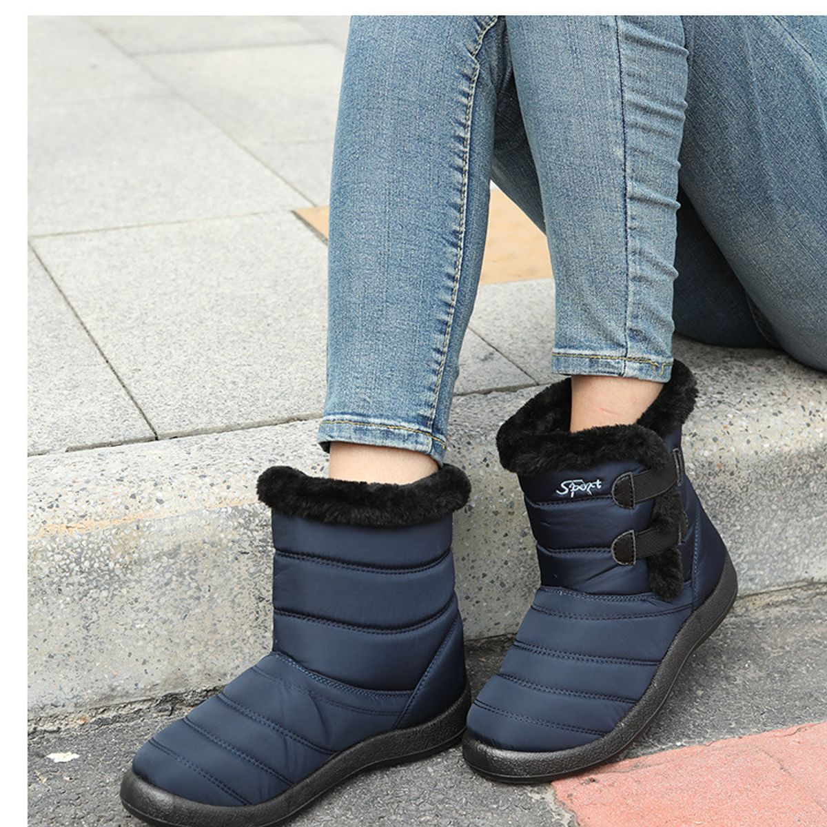 TIOZONEY - Bota Para Mujer