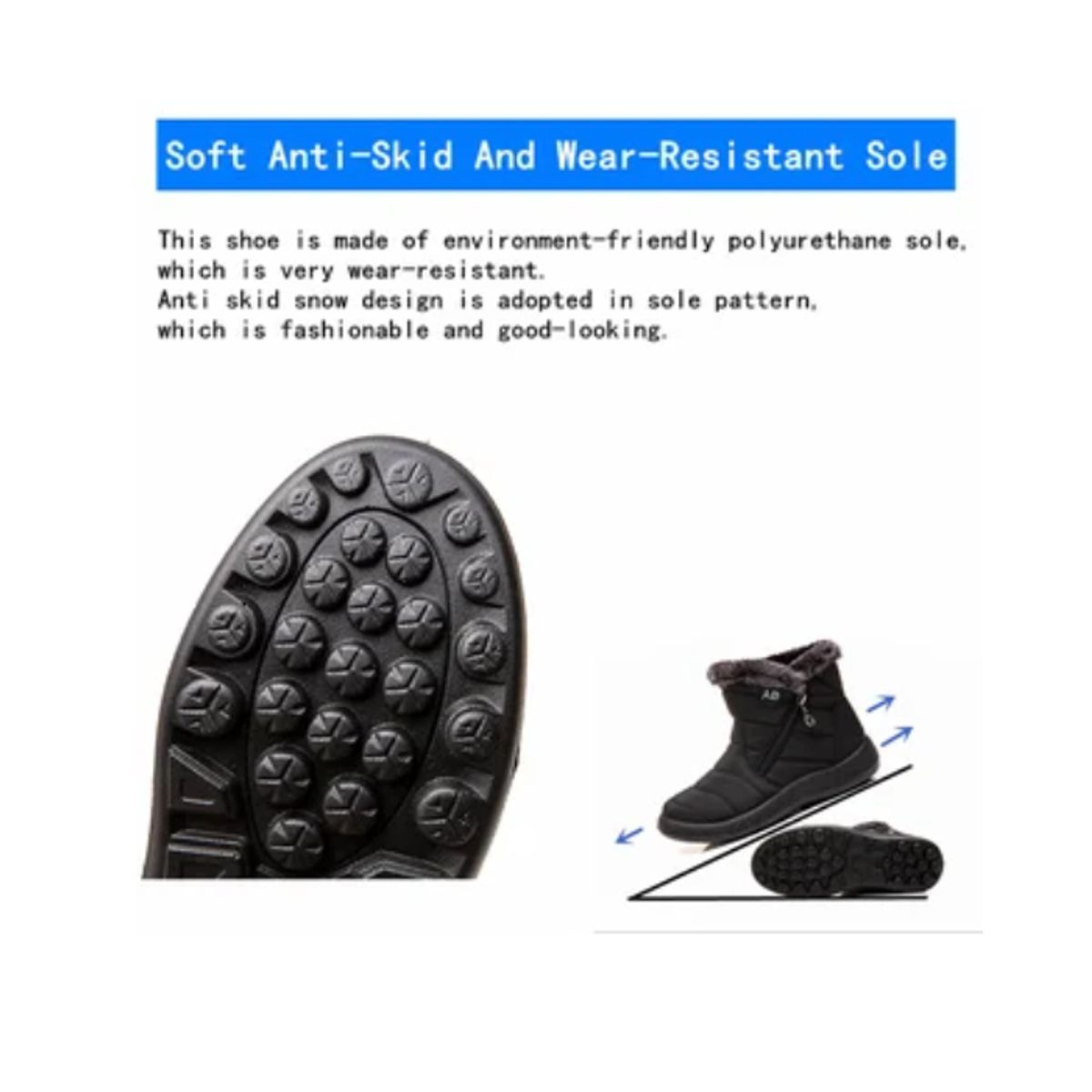 TIOZONEY - Bota Para Mujer