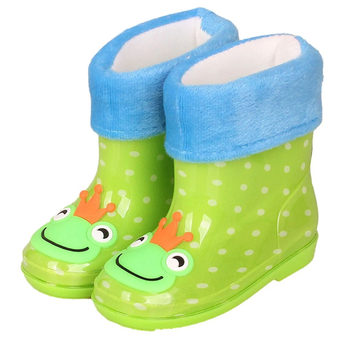 TIOZONEY - Botas de Lluvia Antideslizantes para Niños-Verde