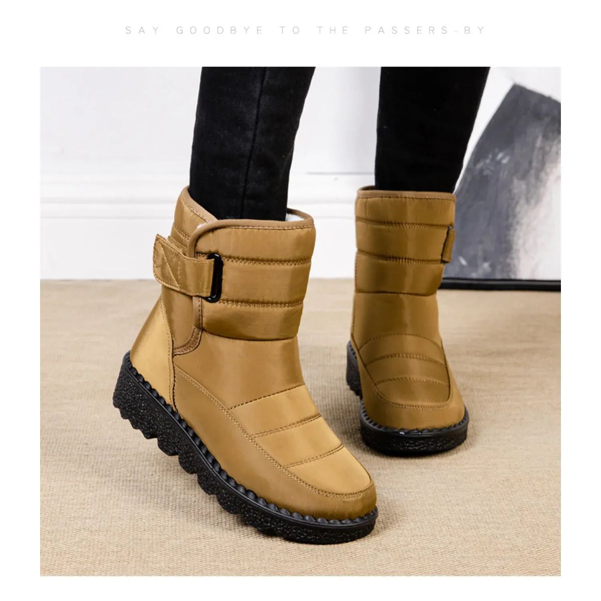 TIOZONEY - Bota Para Mujer.