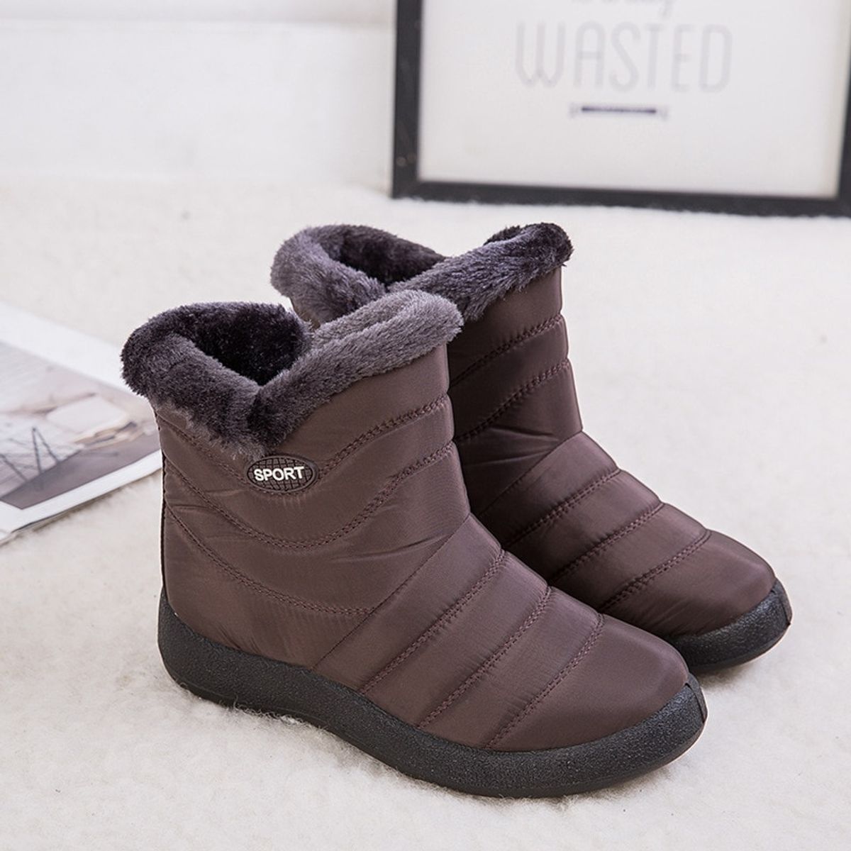 TIOZONEY - Bota Para Mujer