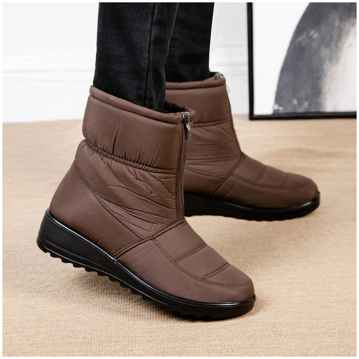 TIOZONEY - Bota Para Mujer.