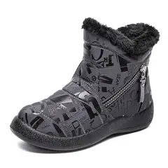 TIOZONEY - Bota Para Mujer-Negro.