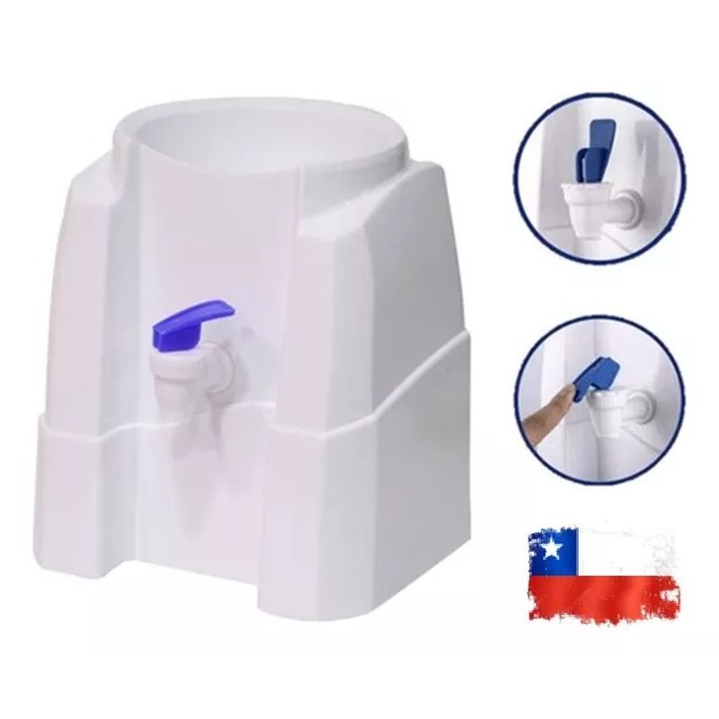 GENERICO - Dispensador Soporte Plastico Bidon Botellon Agua 10 Y 20l
