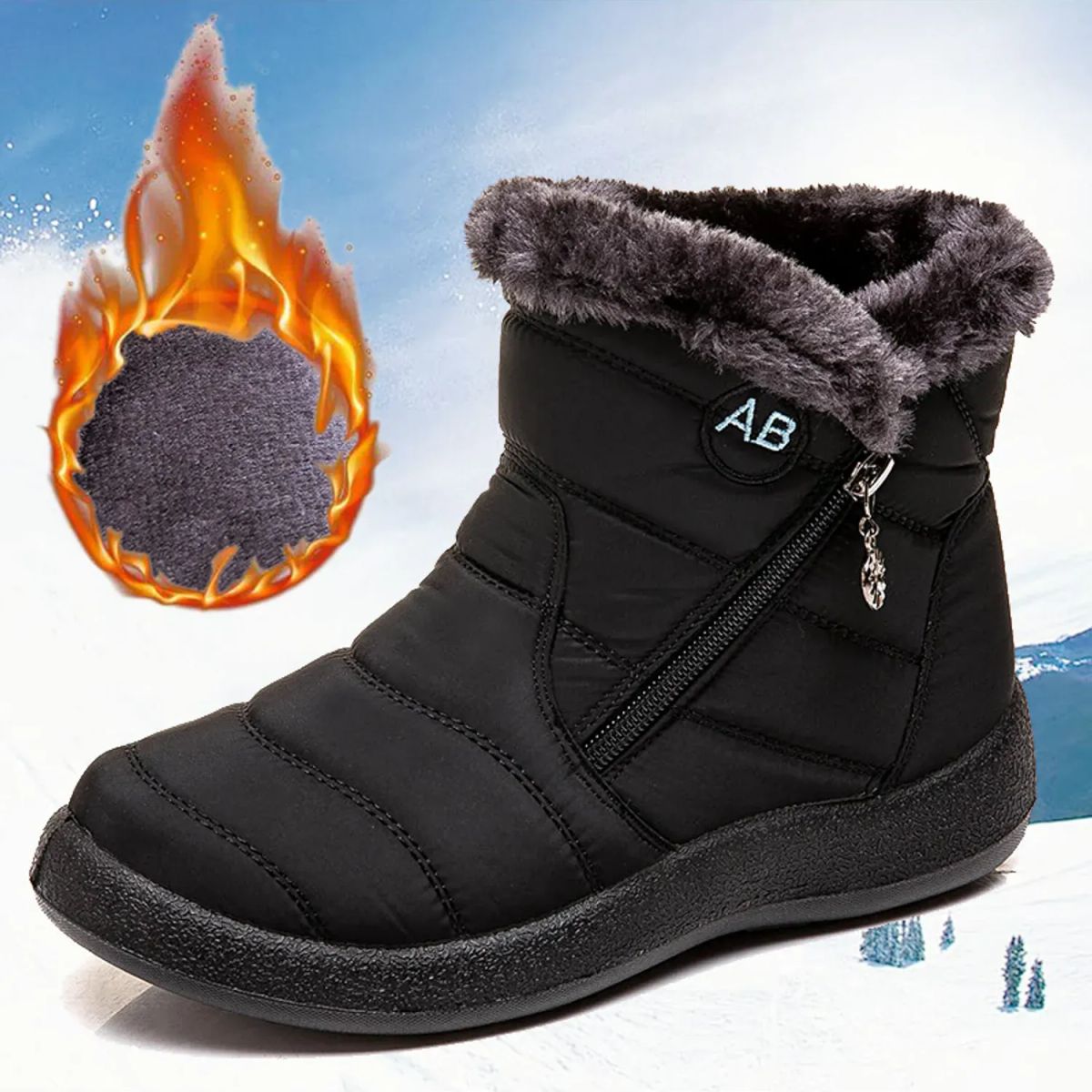 TIOZONEY - Bota Para Mujer.