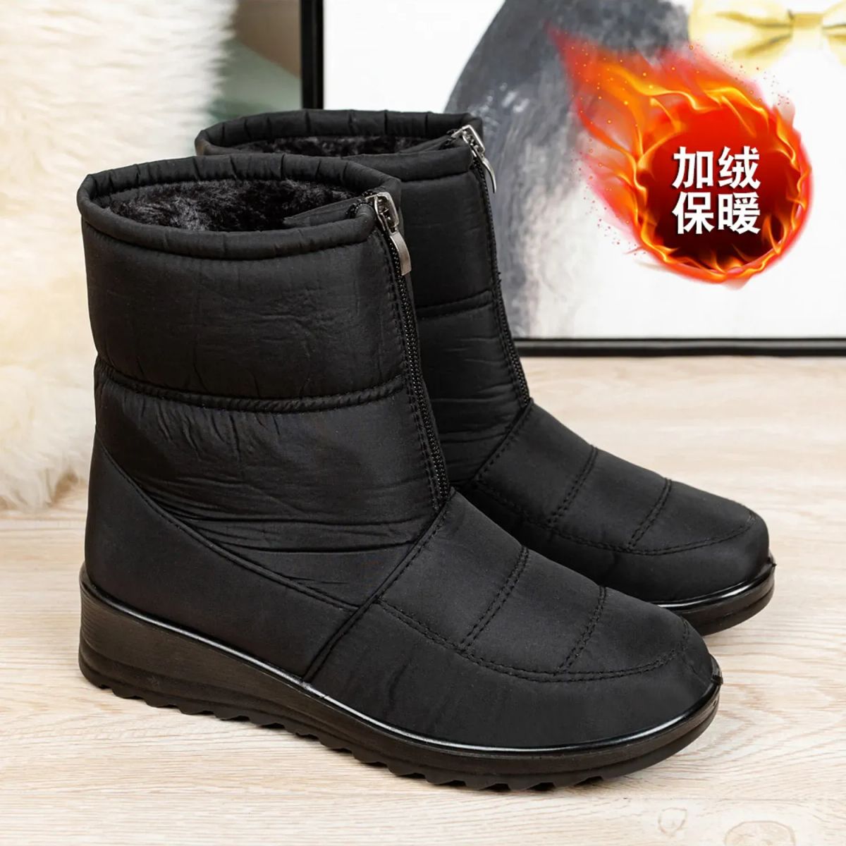 TIOZONEY - Bota Para Mujer