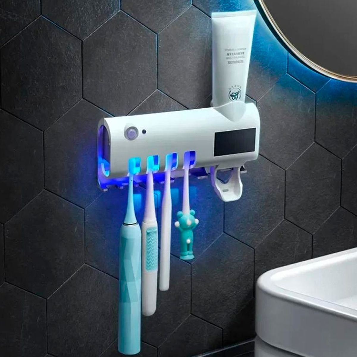 GENERICO - Soporte Esterilizador Multifuncional UV Para Cepillos De Dientes