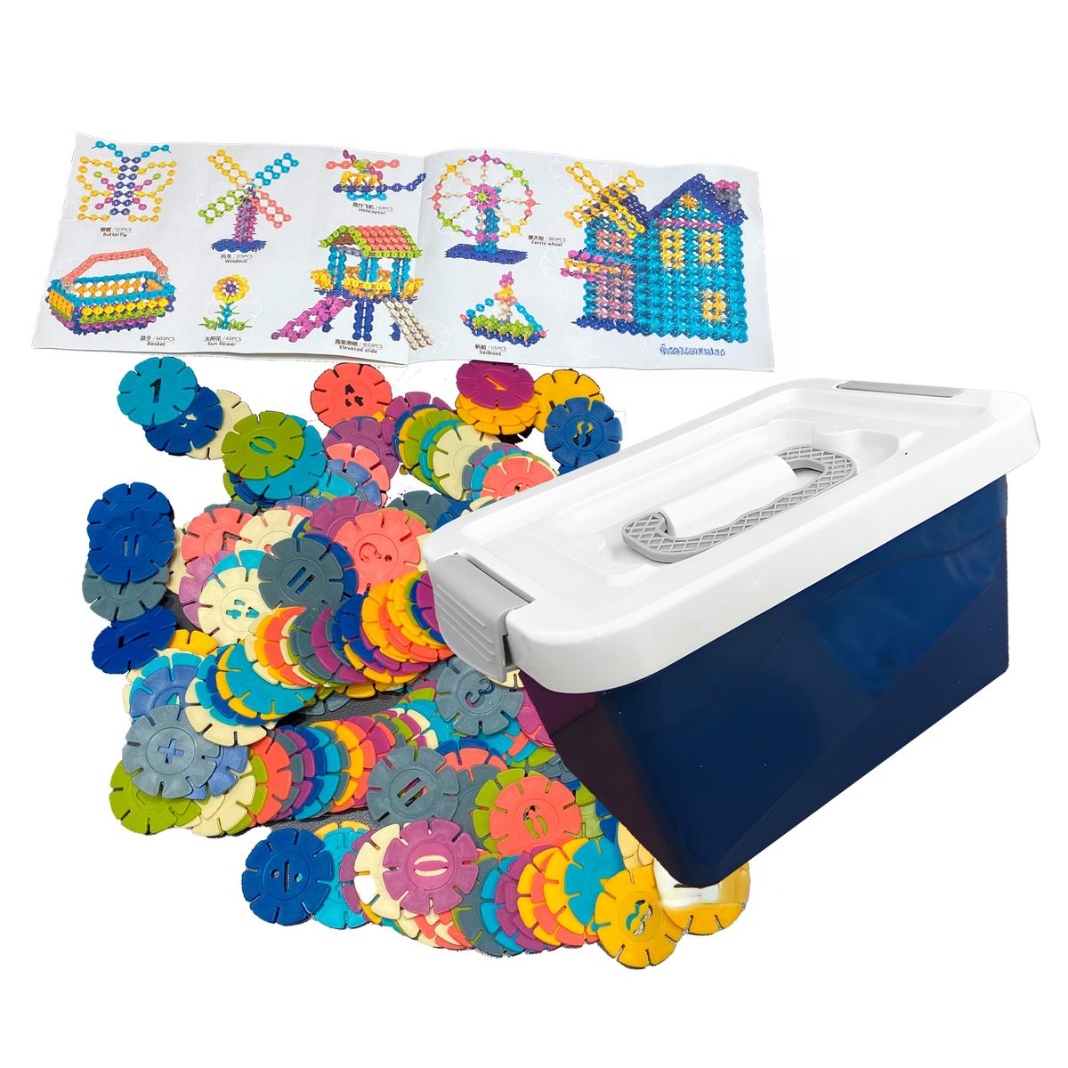 GENERICO - Juego Didactico Copos De Nieve Montessori Niños 1000 Pcs