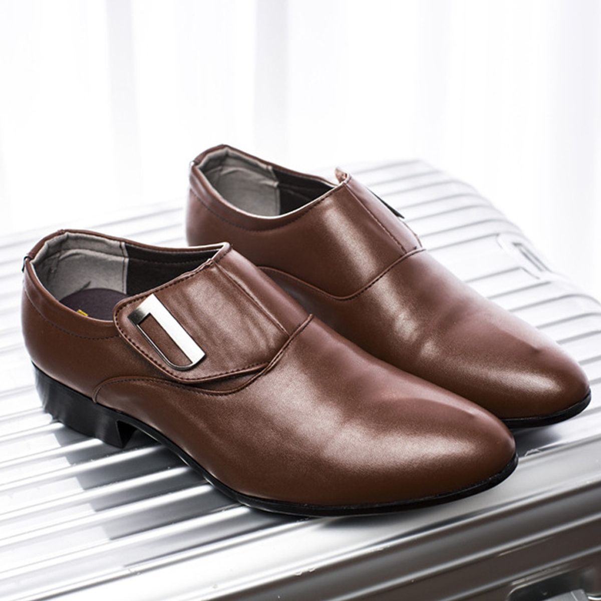 TIOZONEY - Zapato Formal Hombre PU.