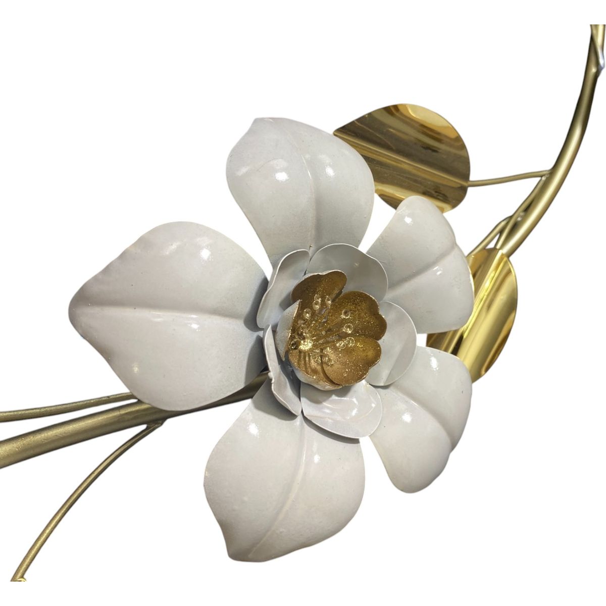 GENERICO - Reloj con Espejo Decorativo en Metal