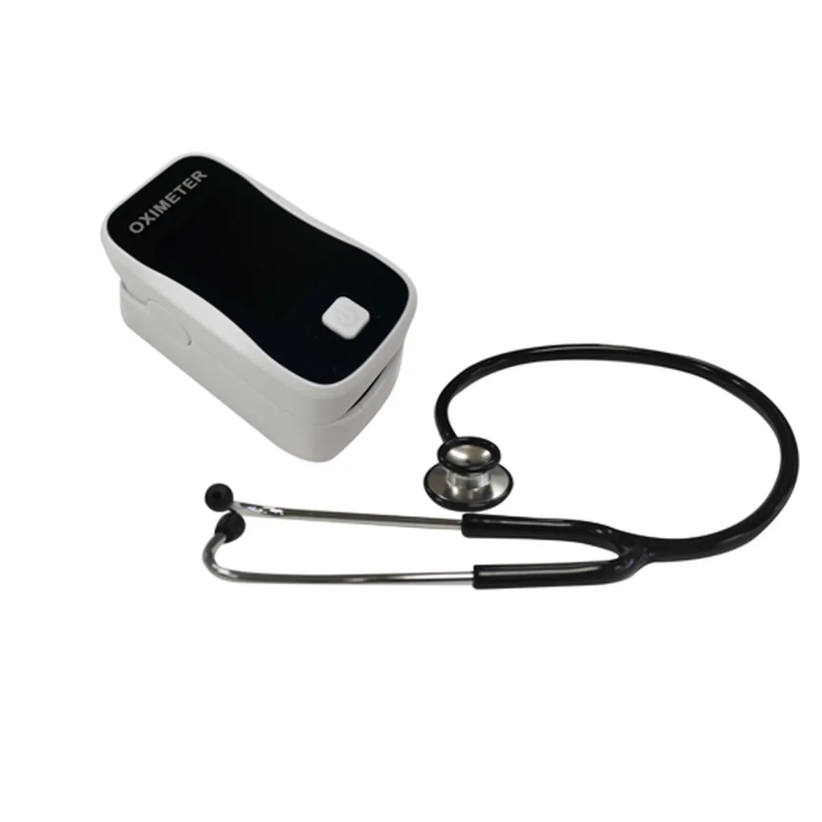 MAXCARE - Pack estetoscopio dual + Oxímetro de pulso nuevo MAXCARE