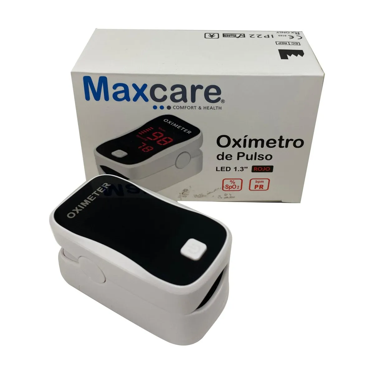 MAXCARE - Pack estetoscopio dual + Oxímetro de pulso nuevo MAXCARE